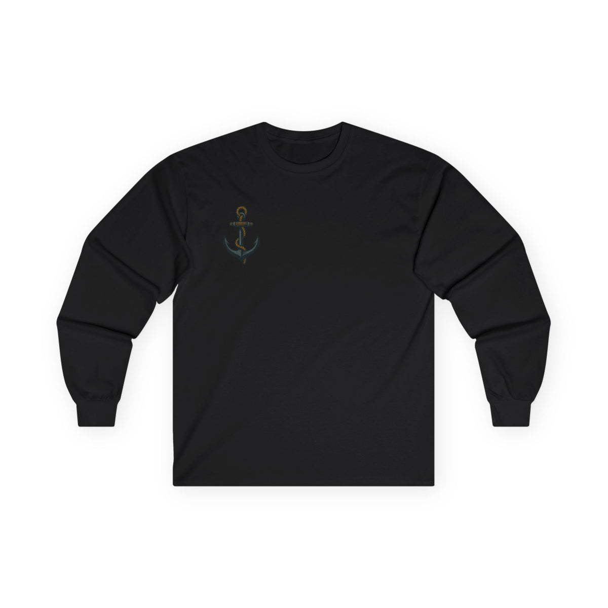Anchor Nautical Family Long Sleeve Tee - Perfect for Boating, Fishing Trips, & Family Gatherings, Unisex Shirt, Casual Wear, Marine Themed Clothing