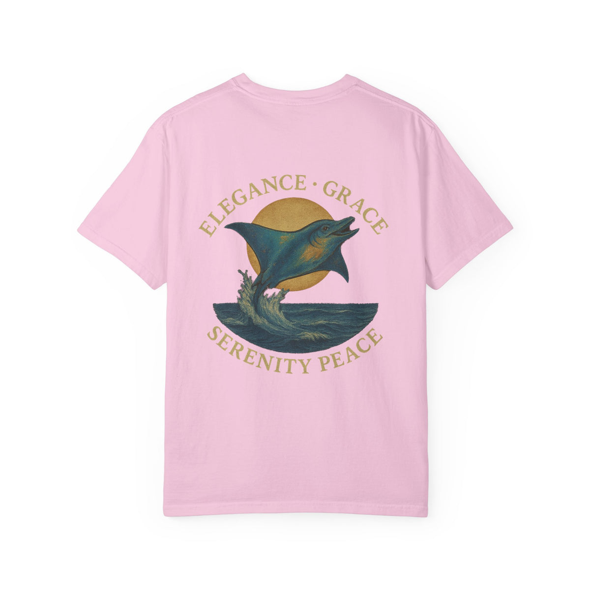 Copy of Unisex Garment-Dyed T-shirt | Family Tyes 2025 Dolphin Design