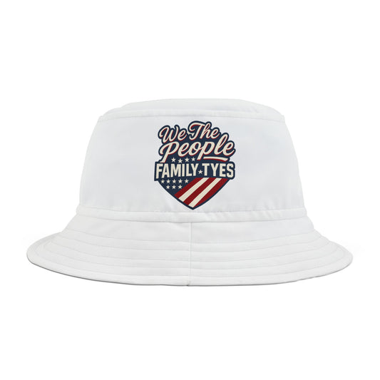 Patriotic Bucket Hat, Summer Gear, Outdoor Accessory, Family BBQ, 4th of July Fashion, Constitutional Style