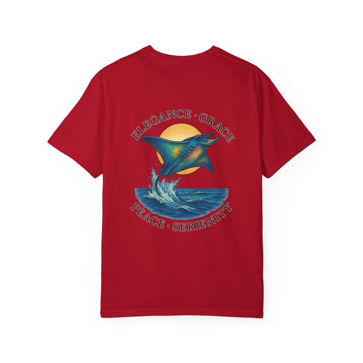 Ocean collection unisex’s Garment-Dyed T-shirt | Family Tyes 2025 Dolphin Design