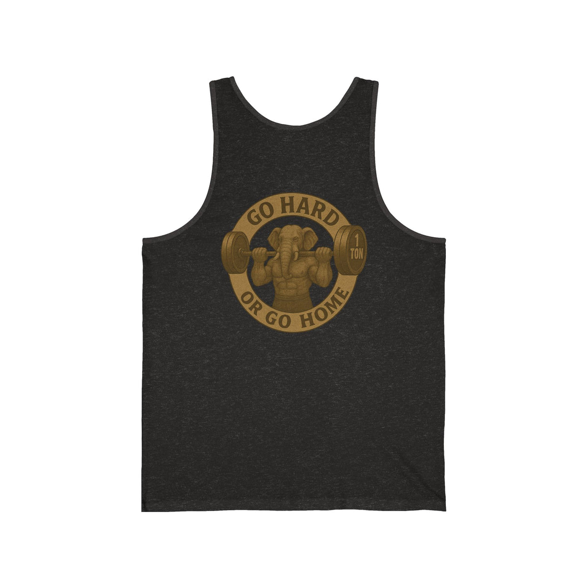 Family Tyes & Go Hard Unisex Jersey Tank - Workout & Fitness Tank Top
