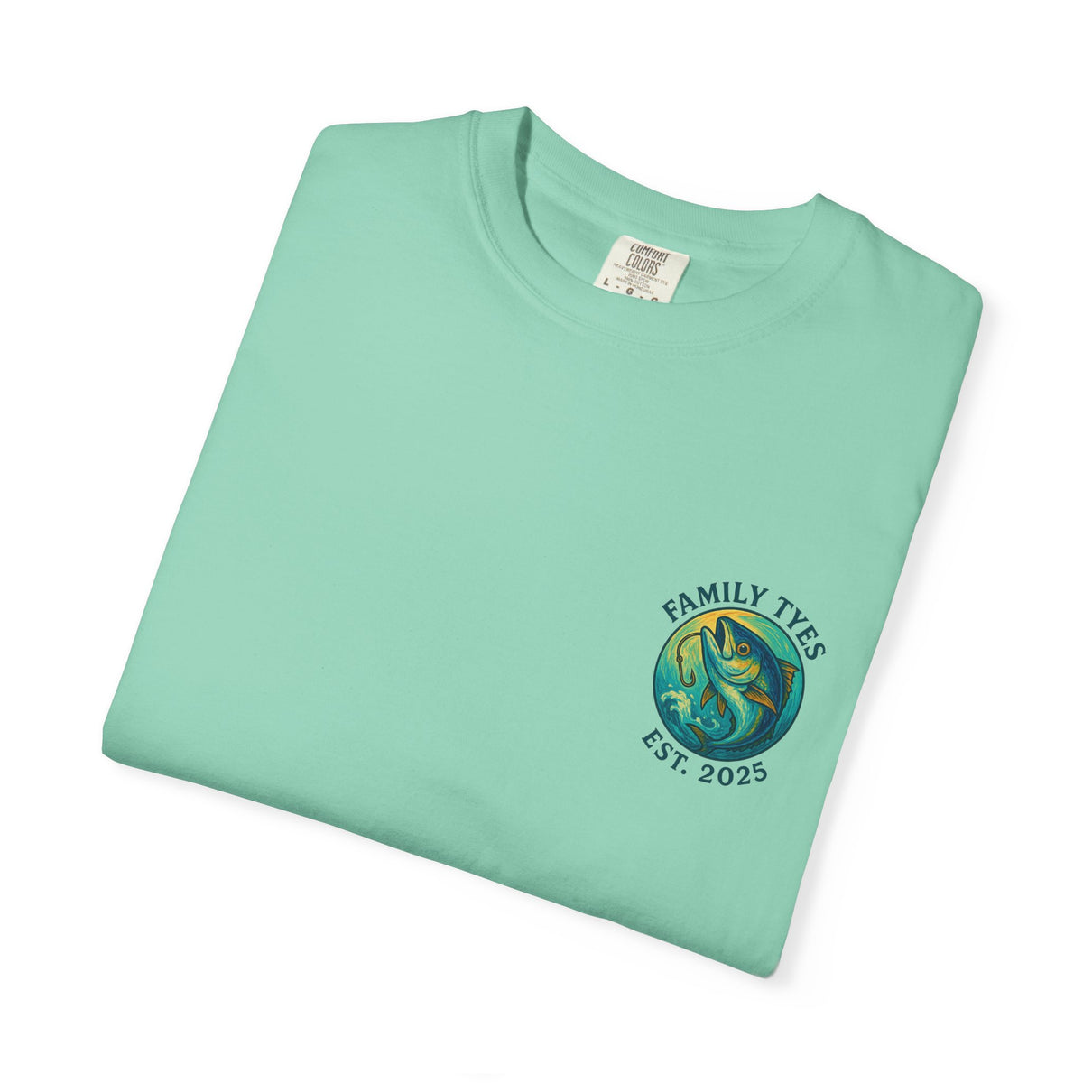 Tuna Unisex Garment-Dyed Fishing T-Shirt - "Hooking Memories" Graphic, Great for Outdoor Lovers, Gifts for Fishermen, Nature Adventures, [...]