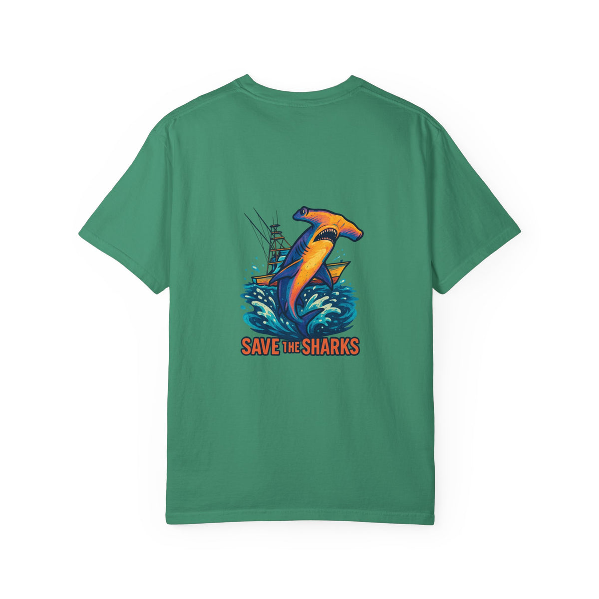Eco-Friendly Unisex T-Shirt, Save the Sharks Tee, Casual Wear, Beach Lover Gift, Ocean Conservation Apparel