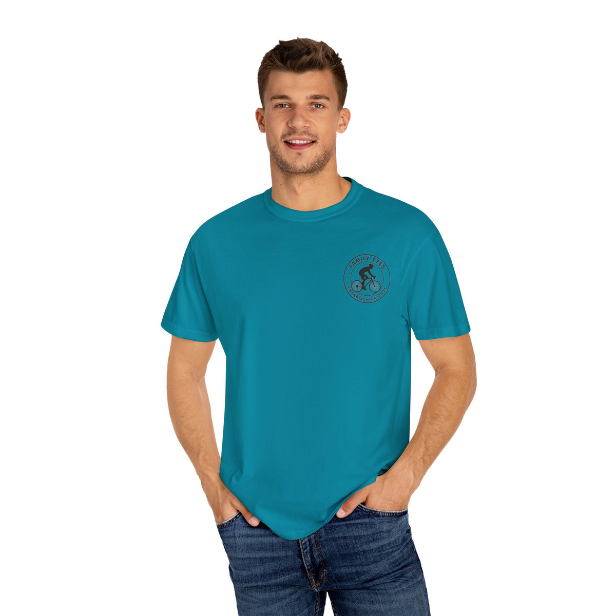 Adventure Cycling T-Shirt | Just Pedal Graphic Tee for Outdoor Enthusiasts