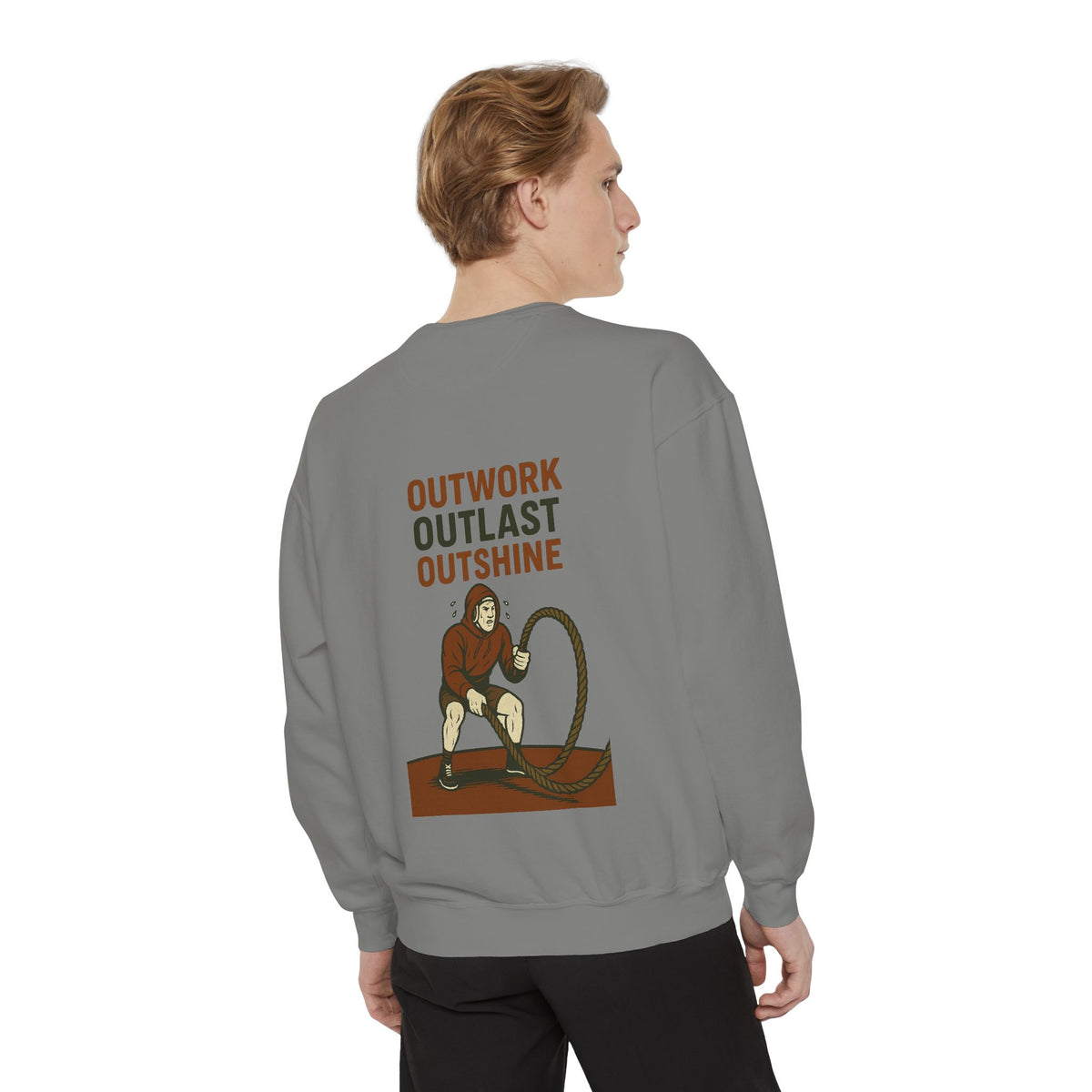 Wrestling Motivational Unisex Sweatshirt | Inspirational Apparel | Gift for Fitness Lovers, Athletes, Workouts, Casual Wear, Home Gym