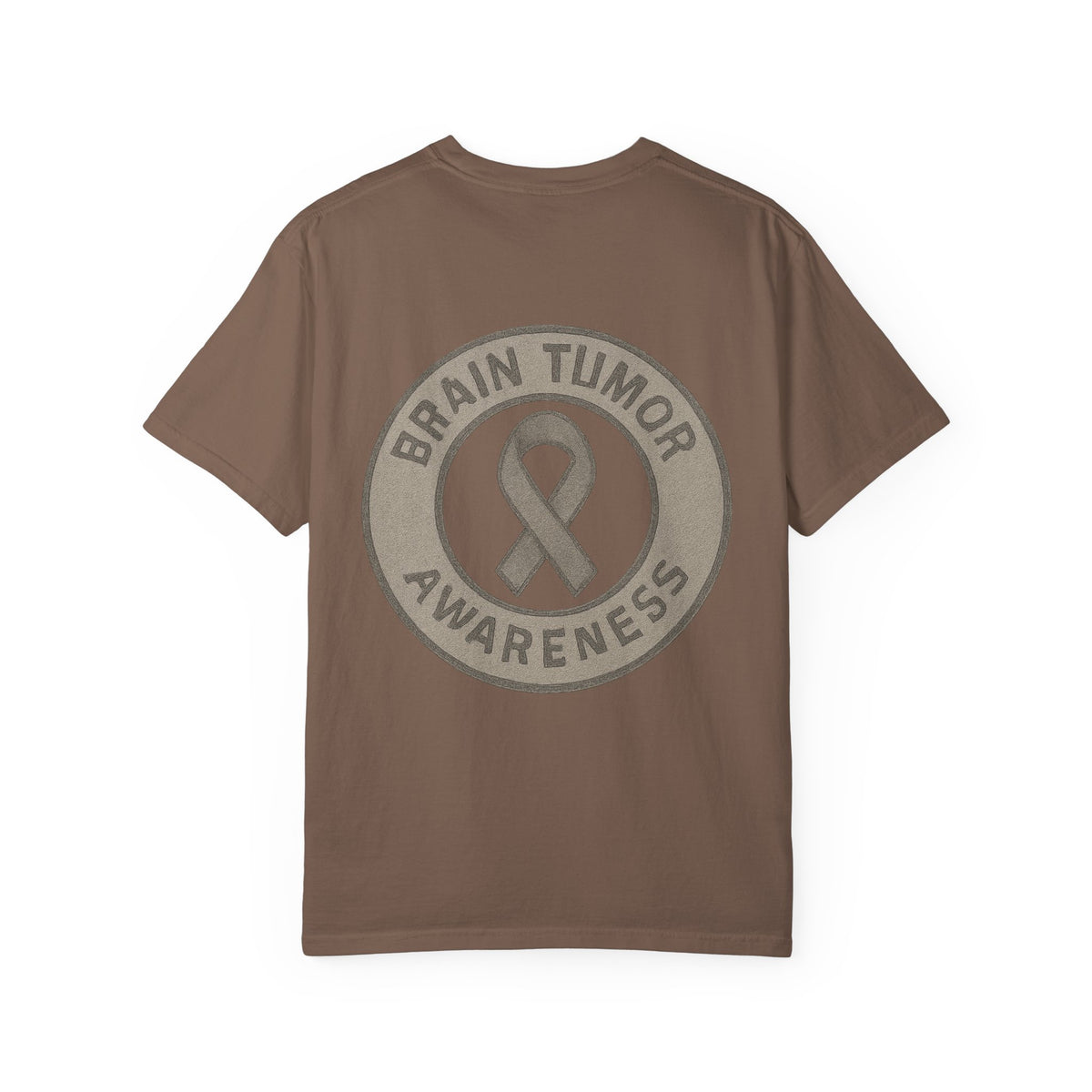 Unisex Garment-Dyed T-Shirt - Brain Tumor Awareness Tee - Family Tyes Support Shirt
