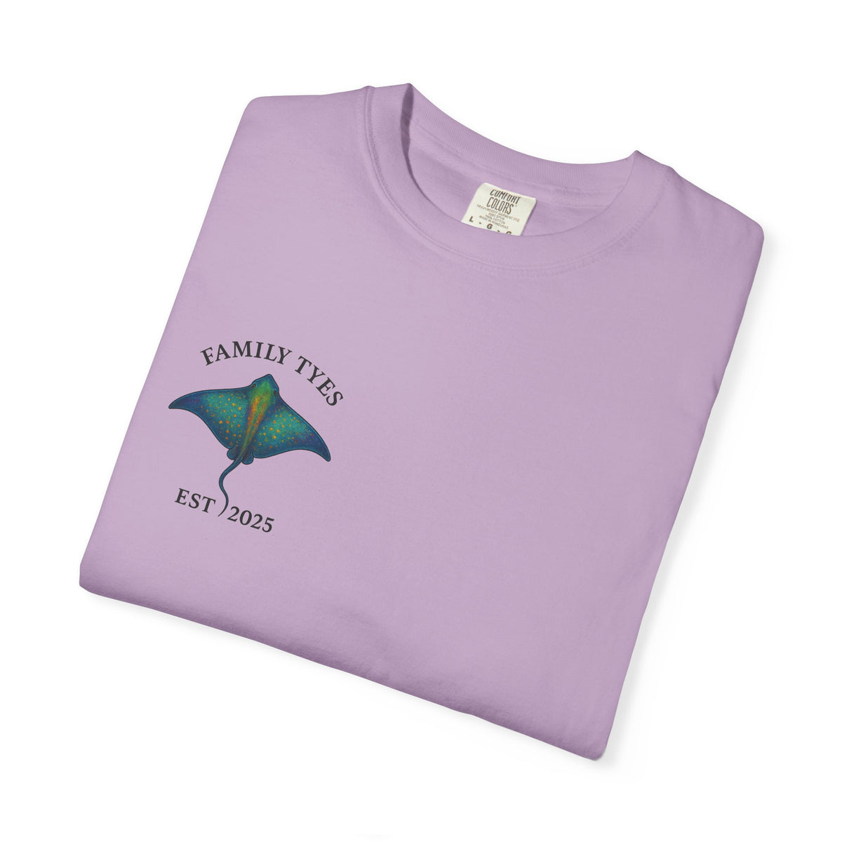 Copy of Unisex Garment-Dyed T-shirt | Family Tyes 2025 Dolphin Design