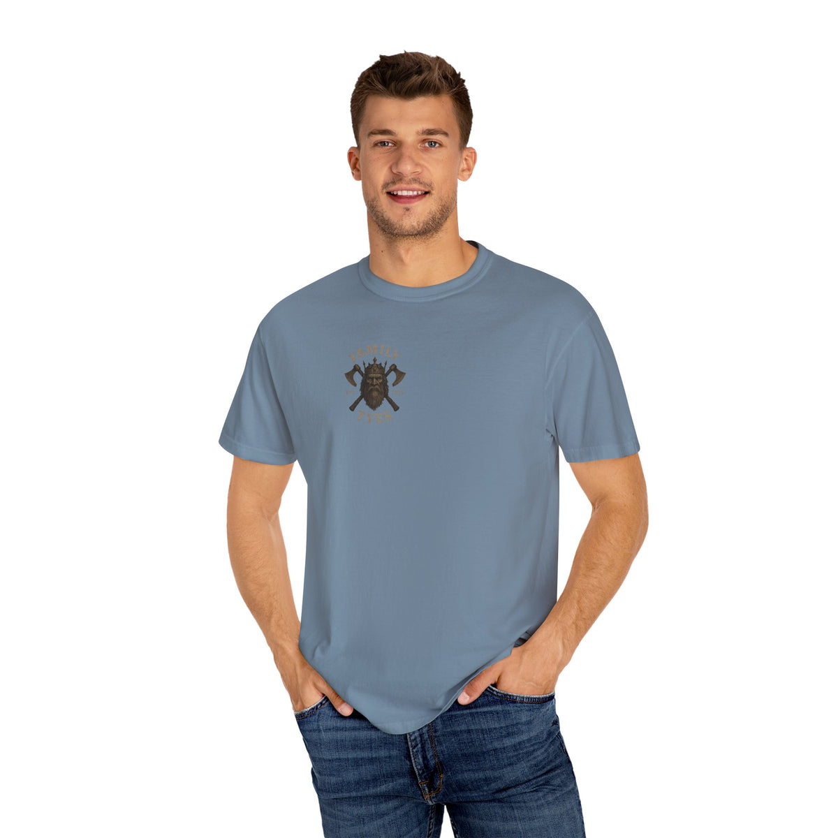 Who wants to be king  Unisex Garment-Dyed T-Shirt - Family Tyes  & Find Your Zen Design
