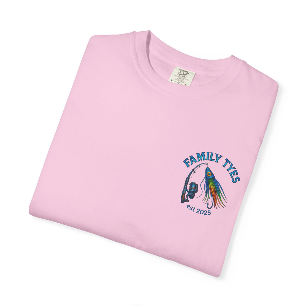 Sailfish— Family Ties Fishing T-Shirt, Unisex Garment-Dyed Tee, Gift for Fishermen, Summer Apparel, Dad Gift, Casual Wear