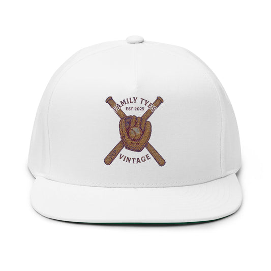 Flat Bill Cap (Embroidery)