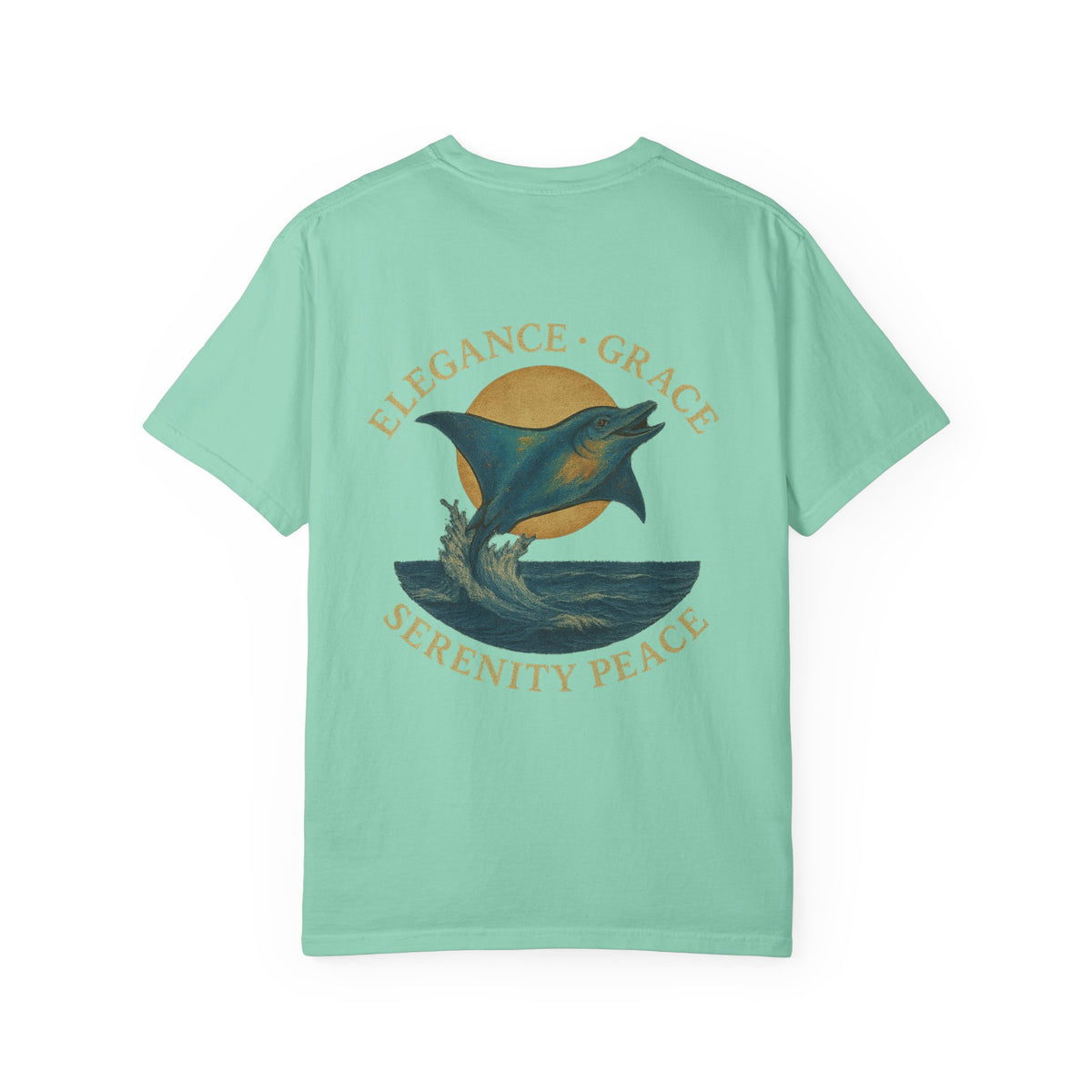 Copy of Unisex Garment-Dyed T-shirt | Family Tyes 2025 Dolphin Design
