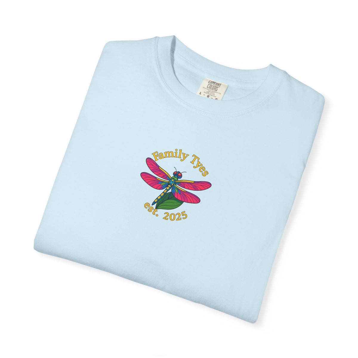 Family Type Dragonfly Unisex Garment-Dyed T-Shirt - Inspired by Change, Agility & Hope