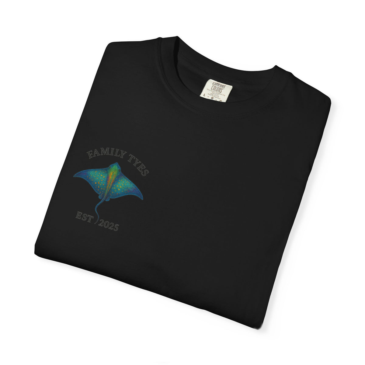 Copy of Unisex Garment-Dyed T-shirt | Family Tyes 2025 Dolphin Design