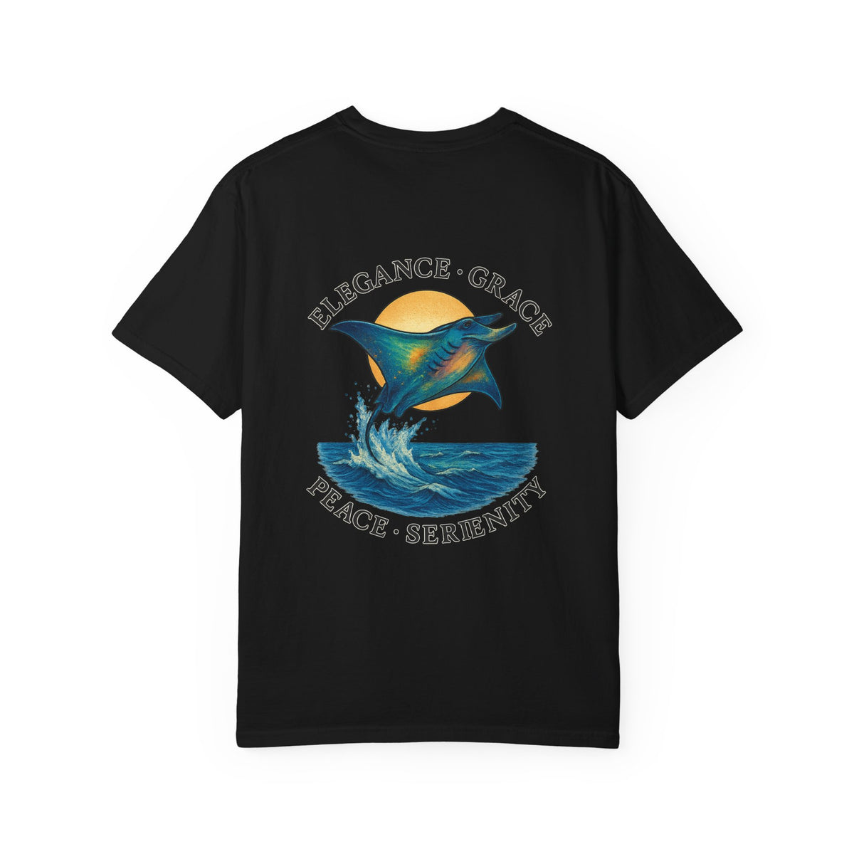 Ocean collection unisex’s Garment-Dyed T-shirt | Family Tyes 2025 Dolphin Design