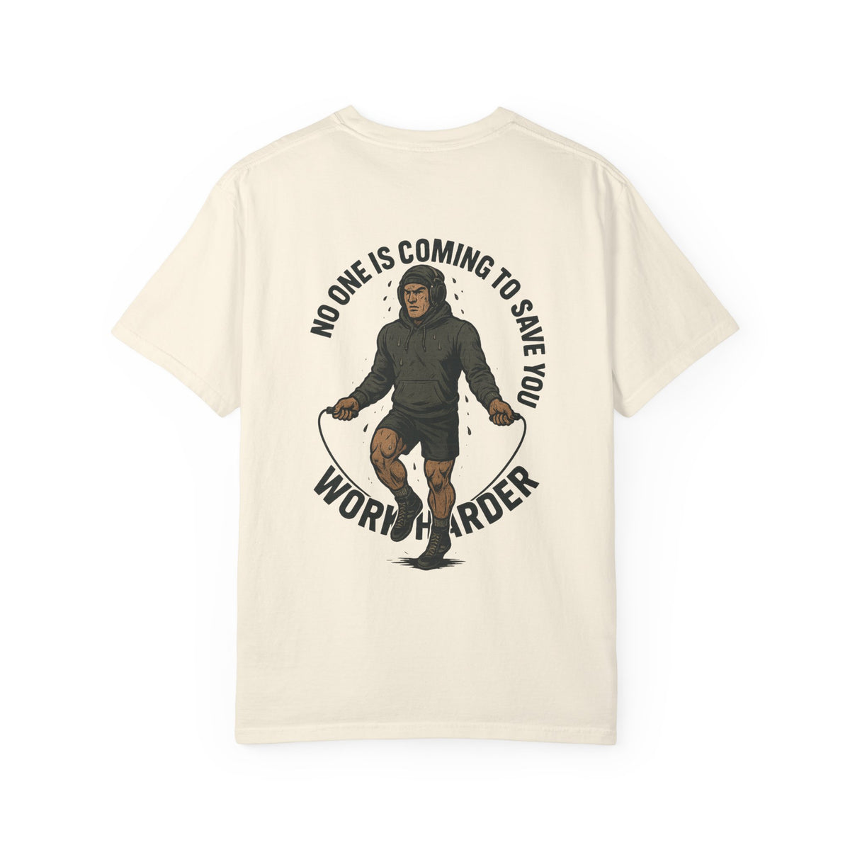 Motivational Graphic T-Shirt - Unisex Work Harder Tee, Fitness Apparel, Casual Wear, Gift for Athletes, Inspirational Shirt