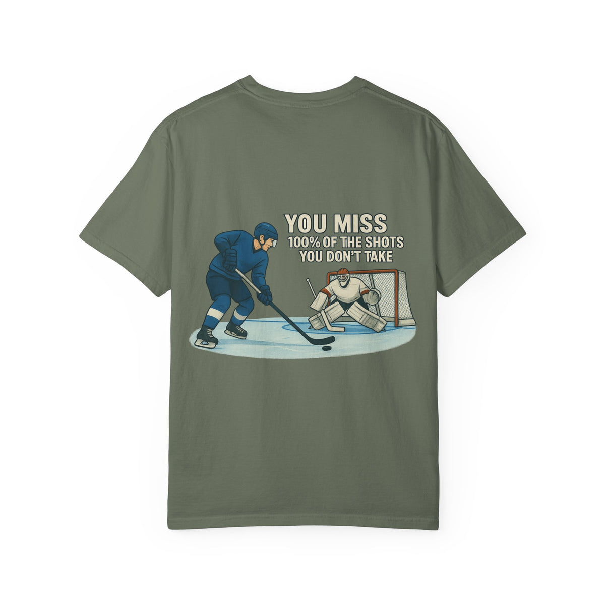 Hockey Unisex Garment-Dyed T-shirt