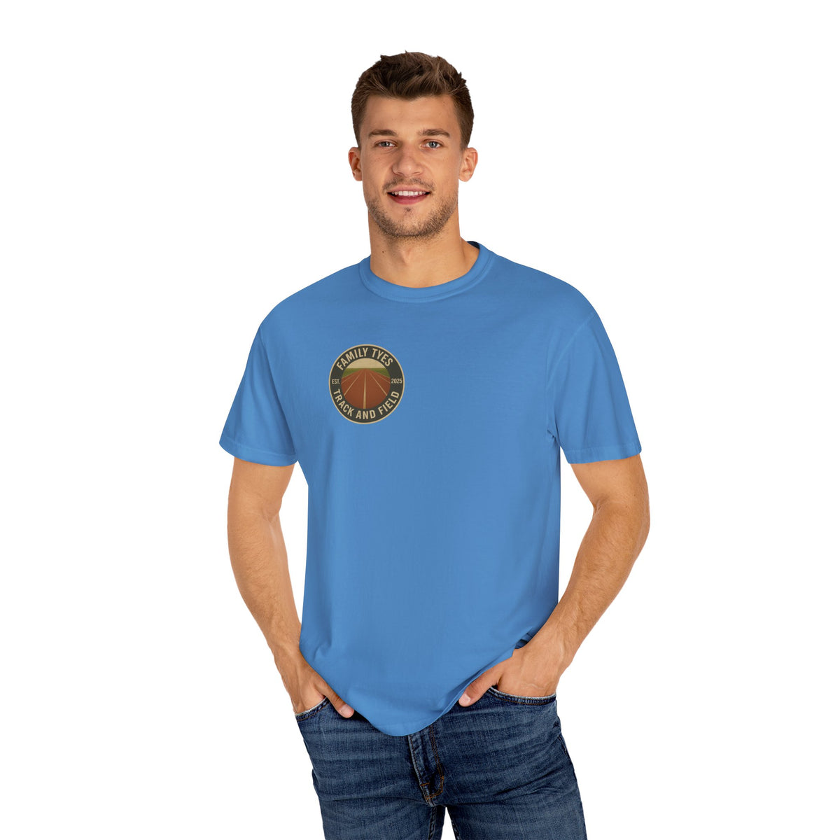 Sprinter, track and field Unisex Garment-Dyed T-shirt