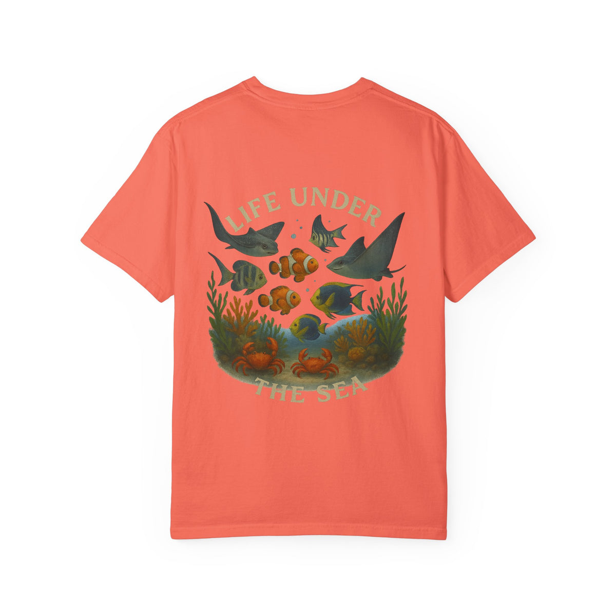 Ocean-Themed Unisex T-Shirt - 'Life Under the Sea' Graphic Design for Family Fun