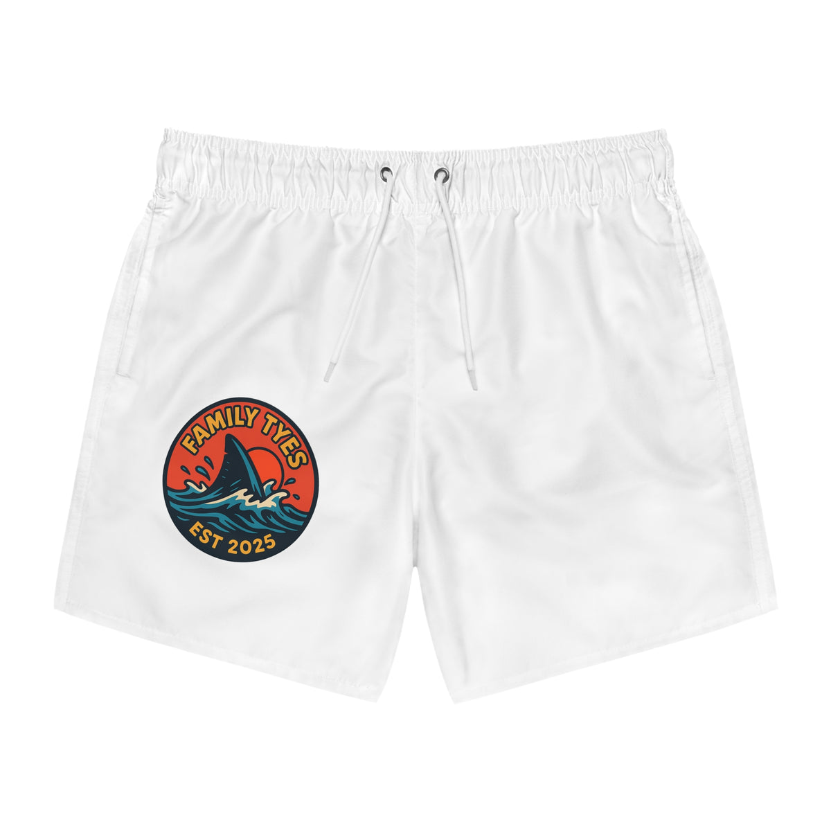 Personalized shark Family Tyes Swim Trunks - Summer Fun Essential