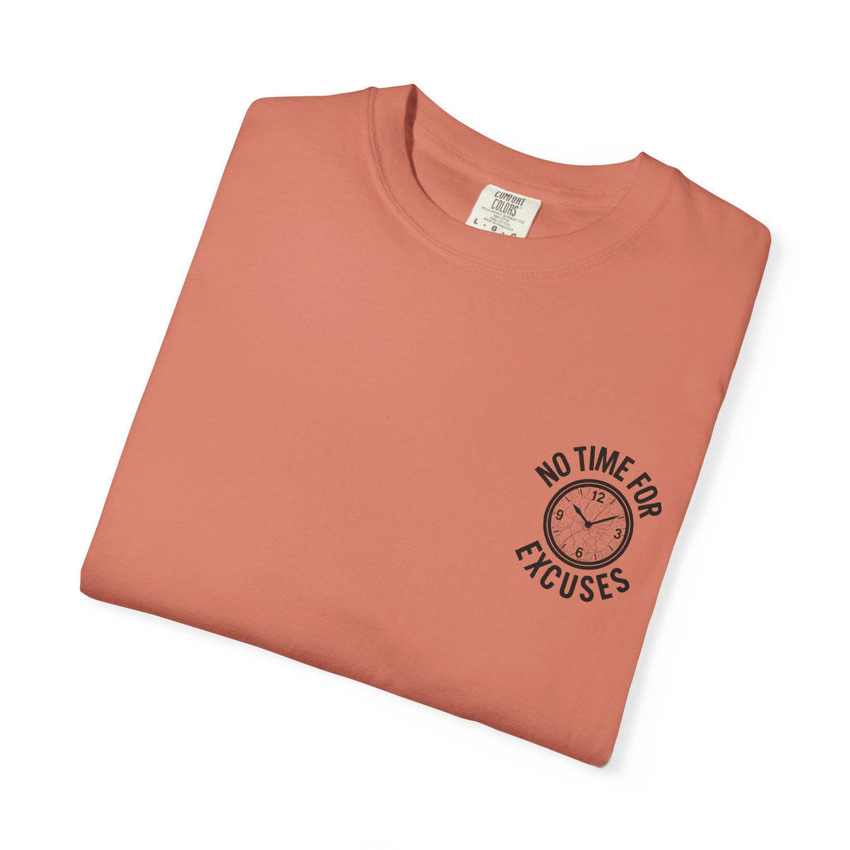Motivational Unisex T-Shirt - No Time For Excuses, No One Cares, Work Harder - Casual Gift for Fitness, Entrepreneurs, or Inspiration