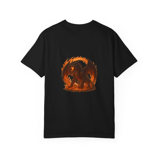 Family Tyes fire Dragon Unisex Garment-Dyed T-Shirt