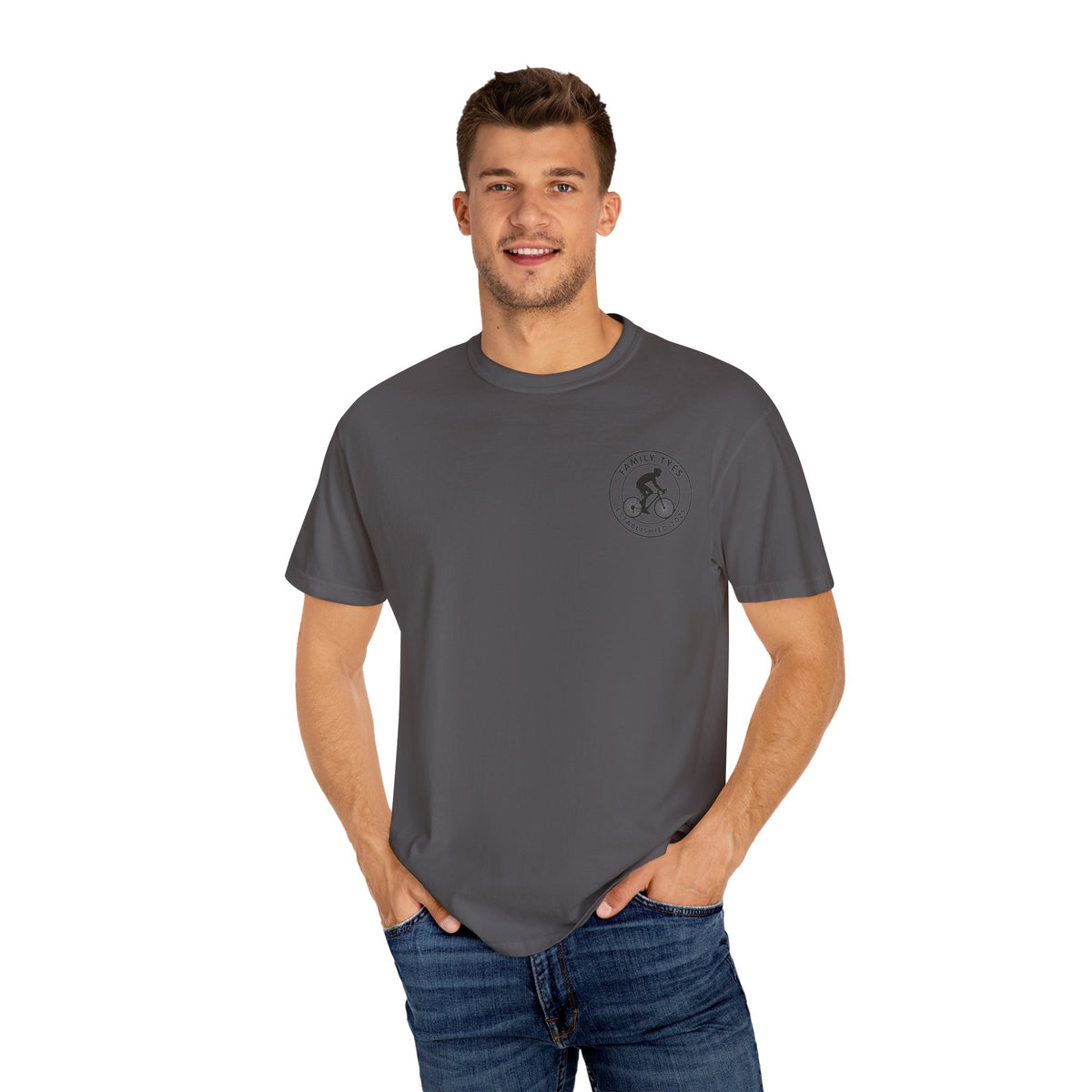 Adventure Cycling T-Shirt | Just Pedal Graphic Tee for Outdoor Enthusiasts