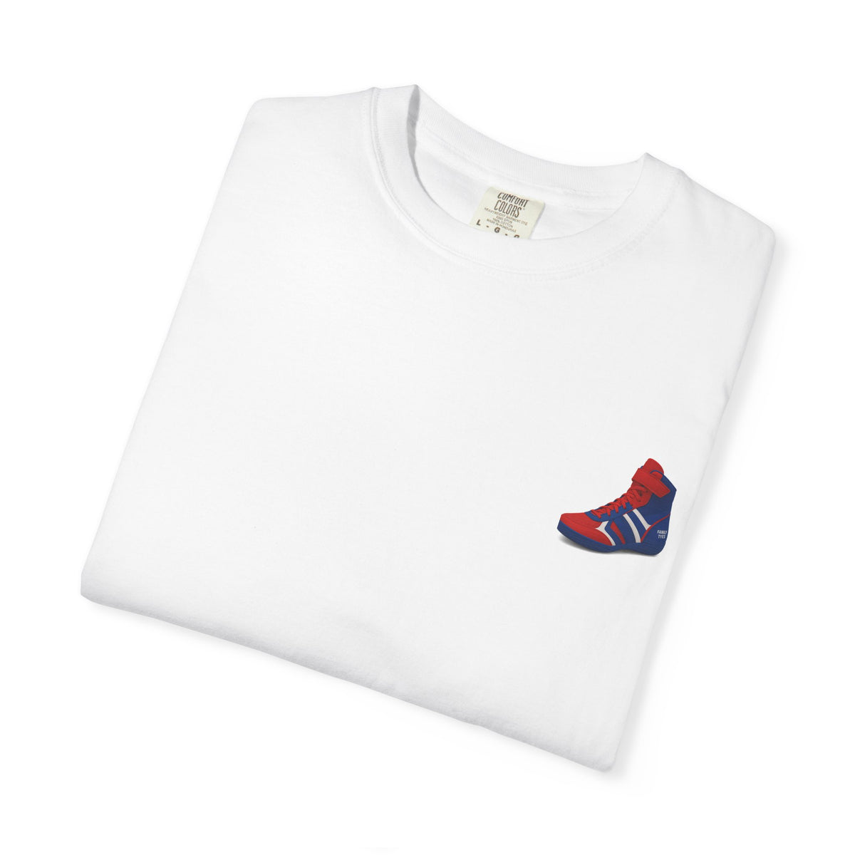 Wrestling Unisex Garment-Dyed T-shirt with Fun Typography
