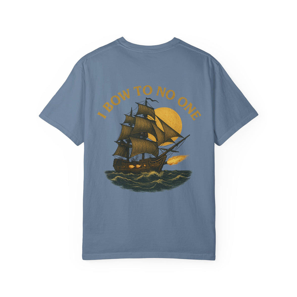 Pirate Mysterious Ship Graphic T-Shirt, Unisex Event Apparel, Casual Gift for Sailors, Halloween Theme, Adventure Lover's Top