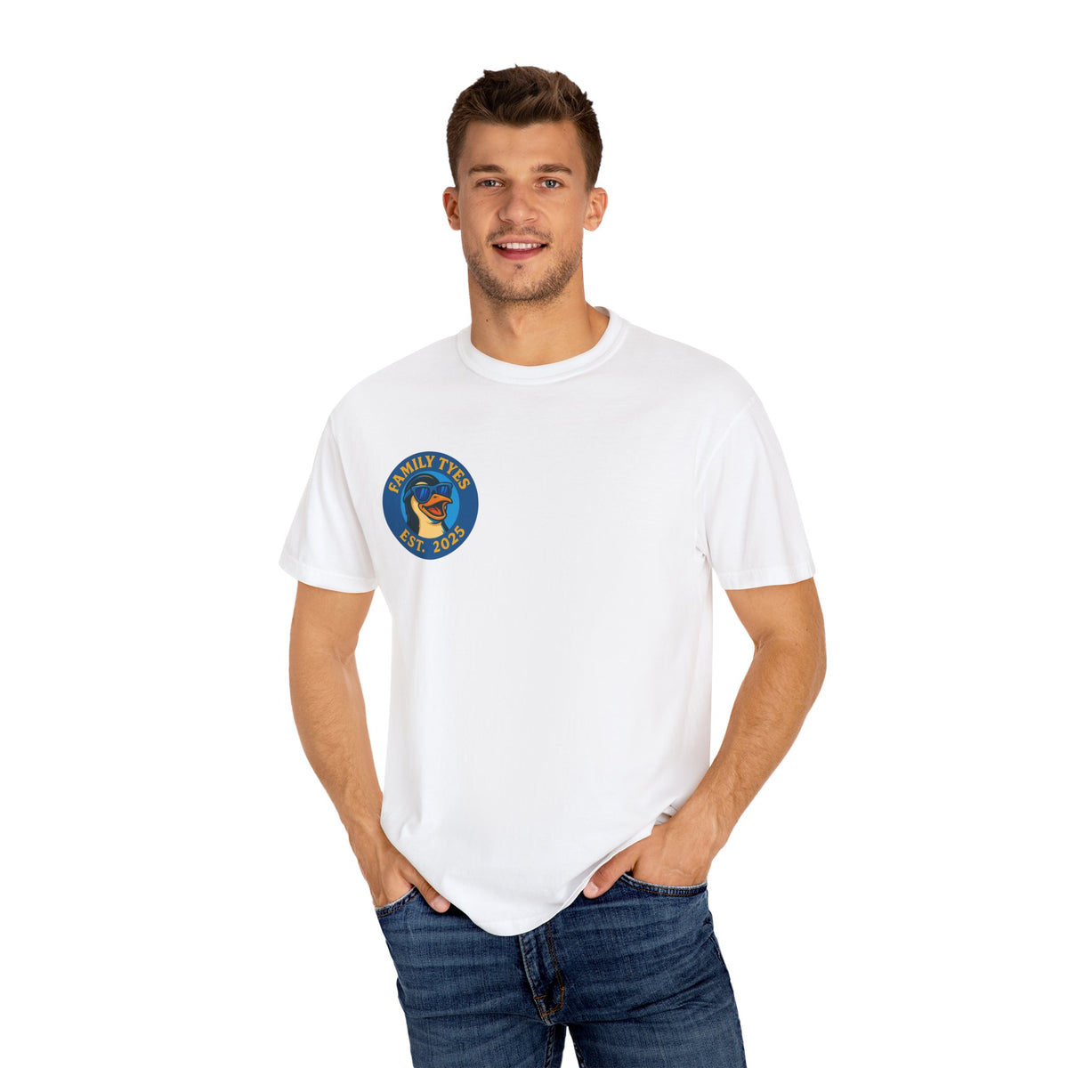 Penguin chill Unisex Garment-Dyed T-shirt