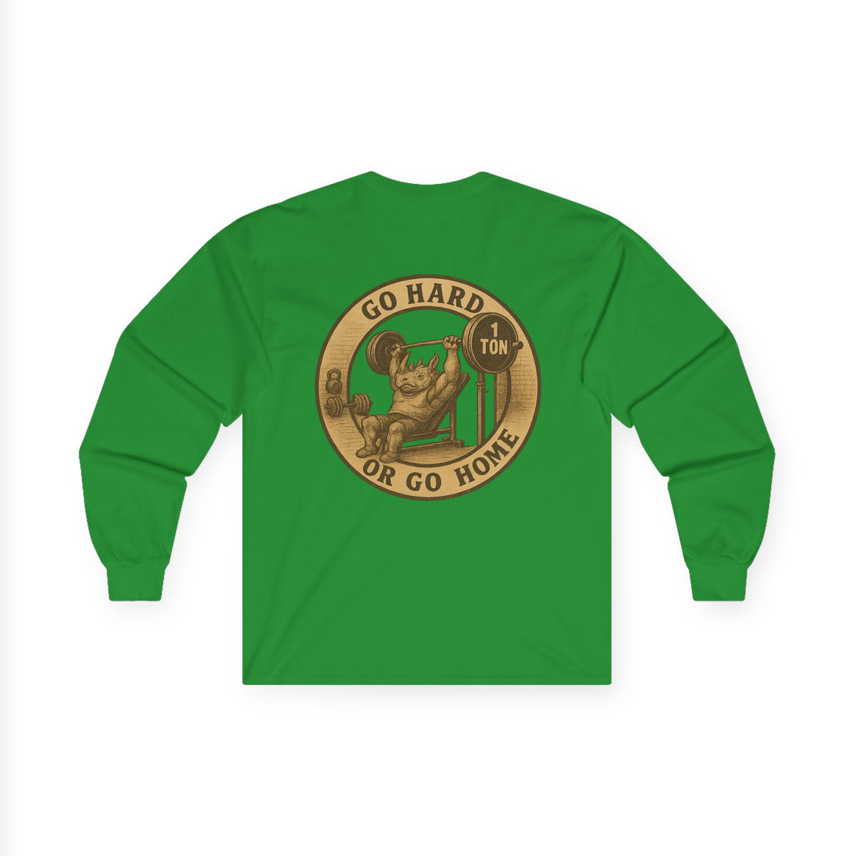 Fitness Enthusiast Long Sleeve Tee - Go Hard or Go Home
