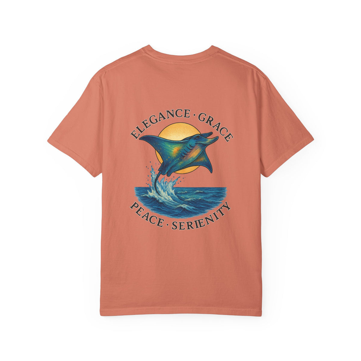 Ocean collection unisex’s Garment-Dyed T-shirt | Family Tyes 2025 Dolphin Design