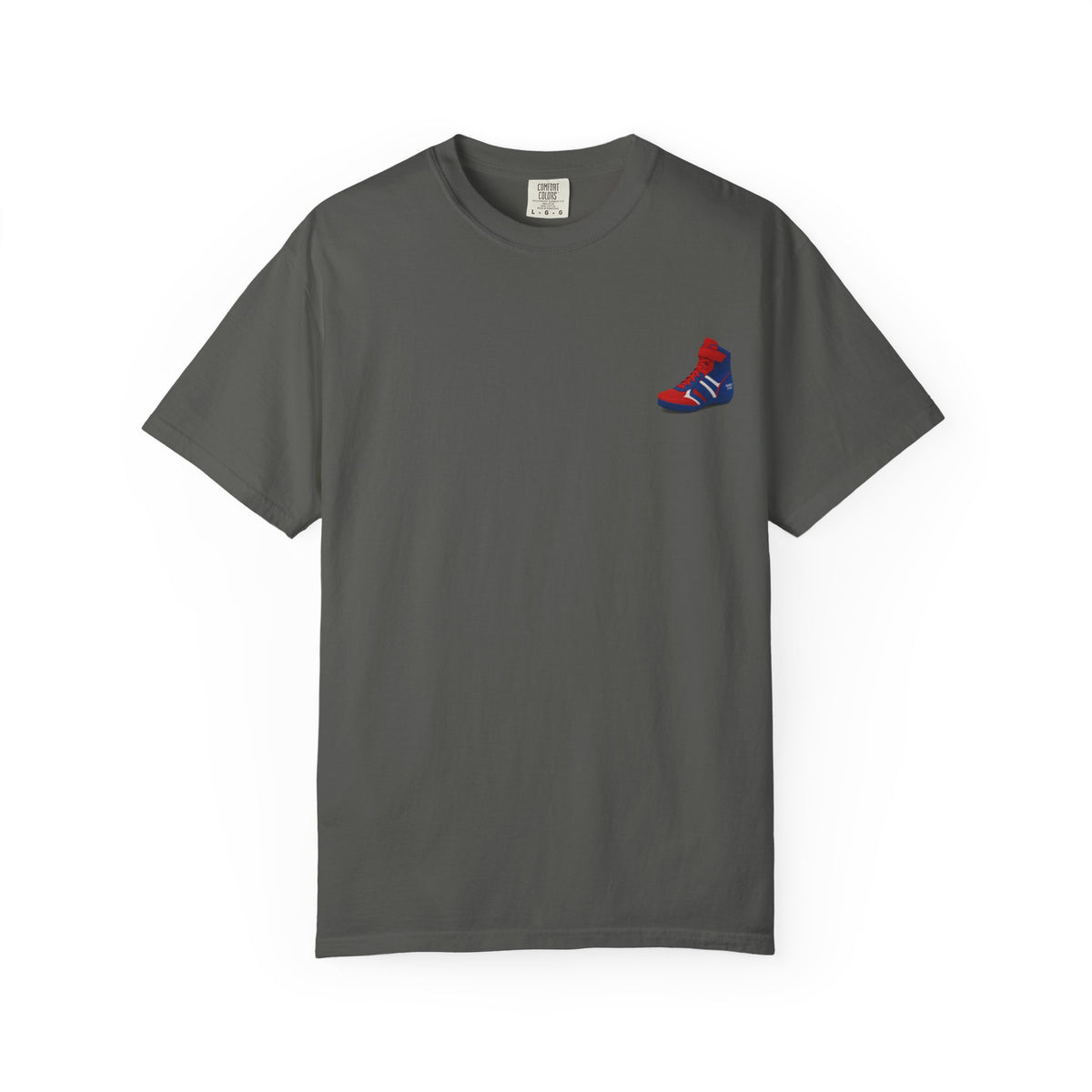 Wrestling Unisex Garment-Dyed T-shirt with Fun Typography