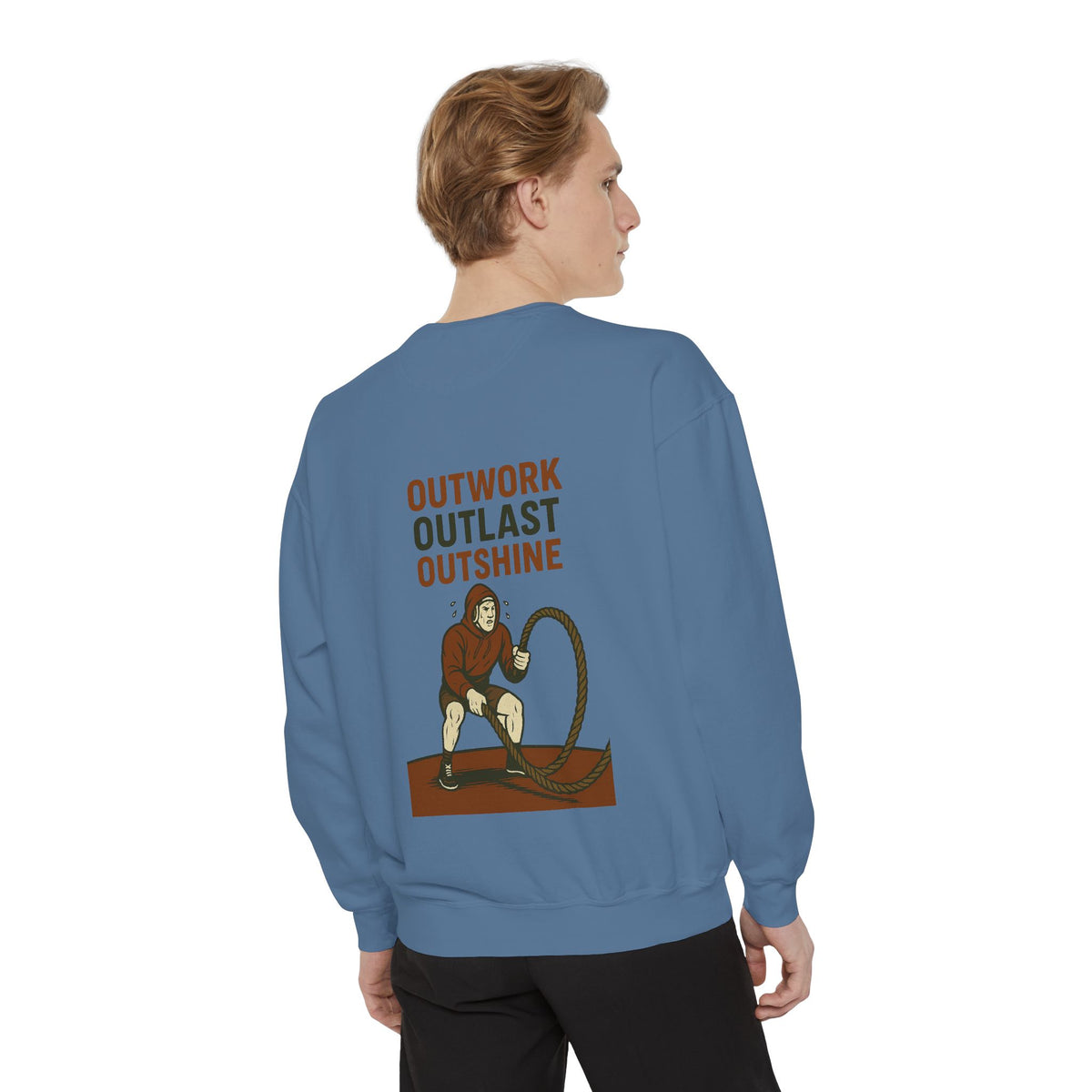 Wrestling Motivational Unisex Sweatshirt | Inspirational Apparel | Gift for Fitness Lovers, Athletes, Workouts, Casual Wear, Home Gym