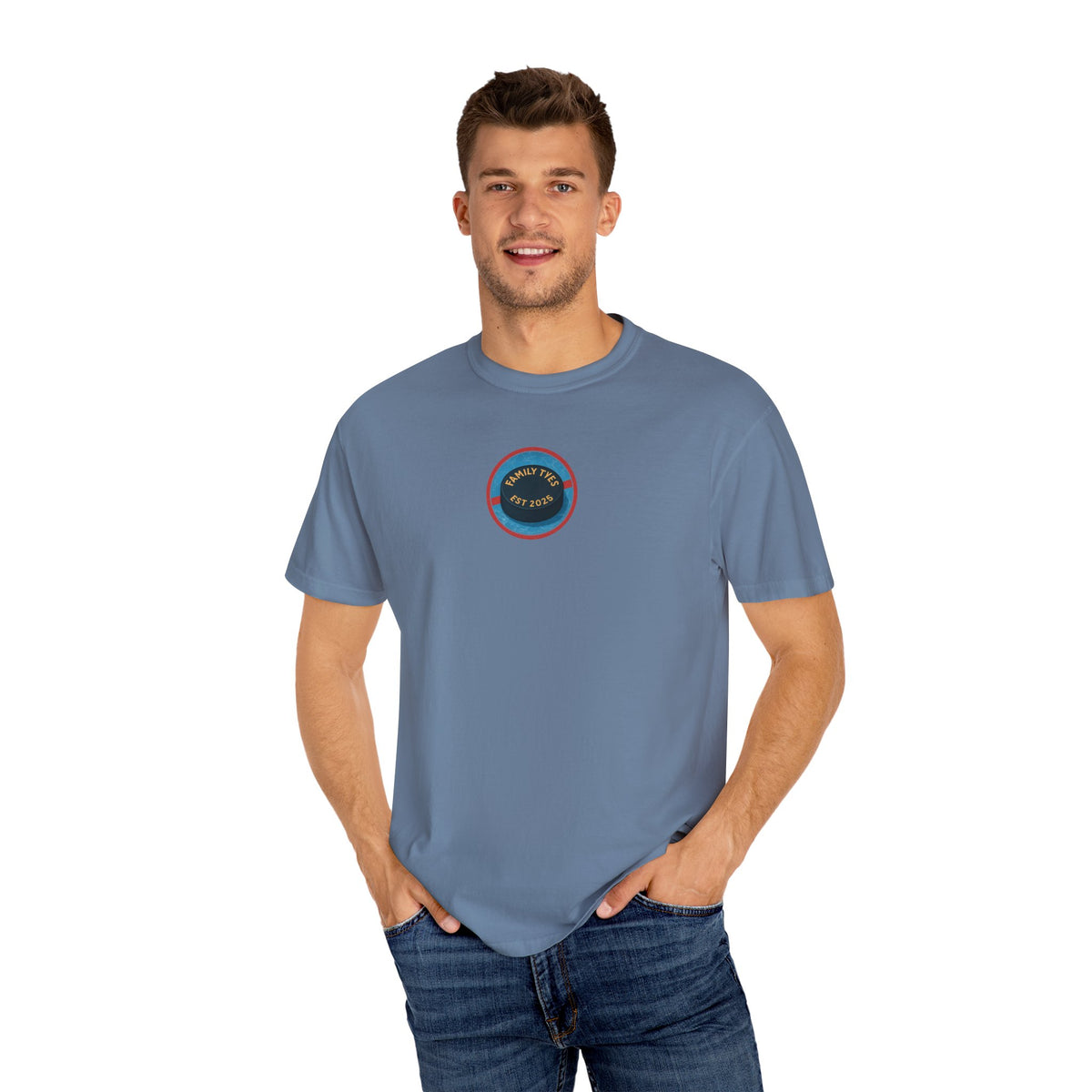 Hockey Unisex Garment-Dyed T-shirt
