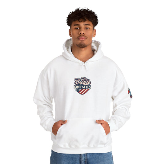 Patriotic Unisex Hooded Sweatshirt - American Pride, Family, Freedom, Gift for Veterans, Memorial Day, 4th of July