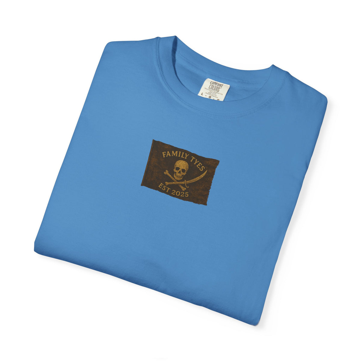 Vintage Pirate T-Shirt, Unisex Garment-Dyed Tee, Retro Pirate Apparel, Pirate Lover Gift, Halloween Costume Top