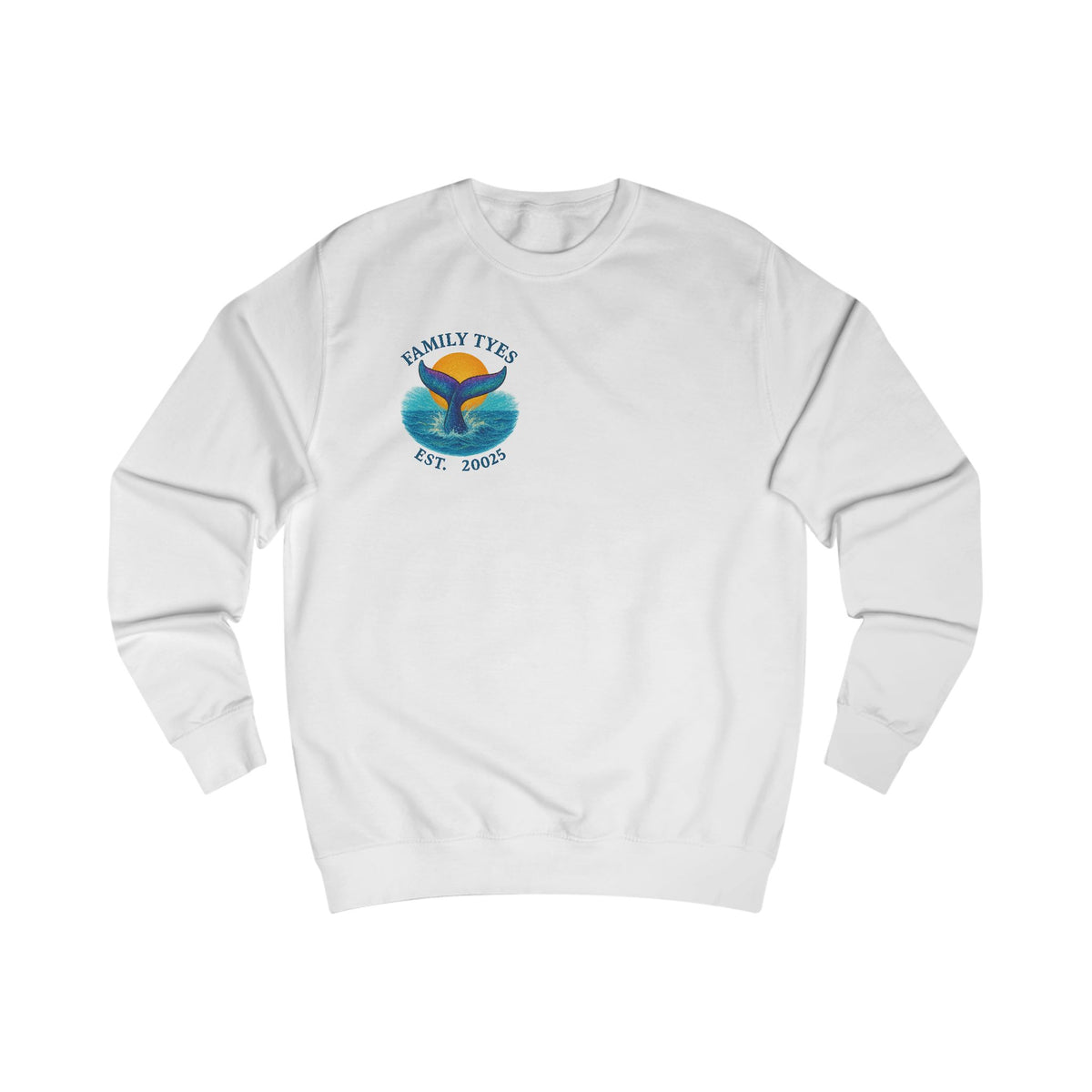 Whale tale Charming Family Sweatshirt, Cozy Gift, Summer Vibes, Beachwear, Unisex Apparel, Family Gatherings, Casual Comfort, Relaxation Style