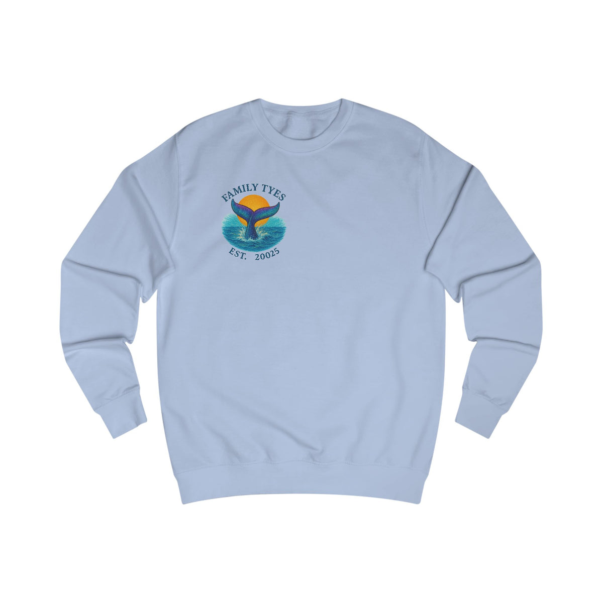 Whale tale Charming Family Sweatshirt, Cozy Gift, Summer Vibes, Beachwear, Unisex Apparel, Family Gatherings, Casual Comfort, Relaxation Style