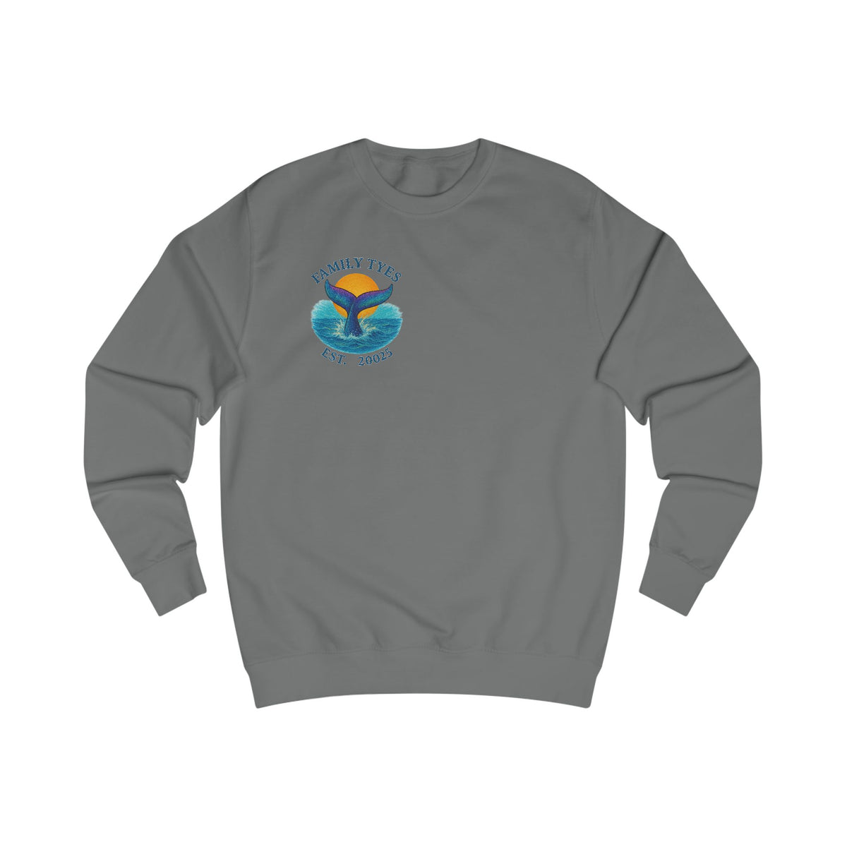 Whale tale Charming Family Sweatshirt, Cozy Gift, Summer Vibes, Beachwear, Unisex Apparel, Family Gatherings, Casual Comfort, Relaxation Style