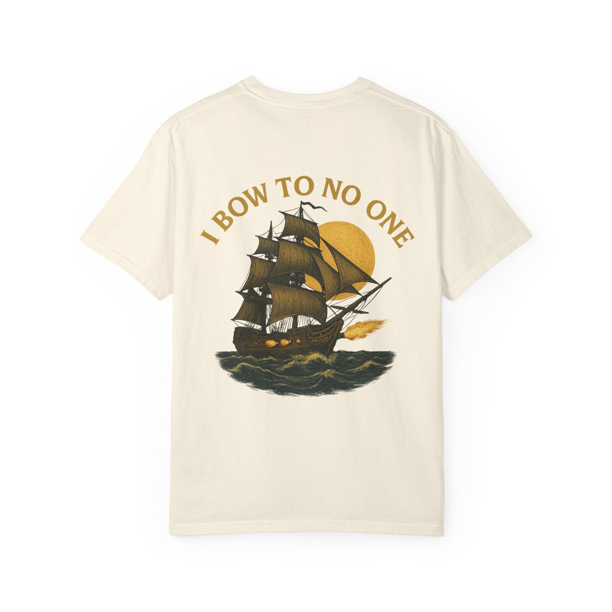 Pirate Mysterious Ship Graphic T-Shirt, Unisex Event Apparel, Casual Gift for Sailors, Halloween Theme, Adventure Lover's Top