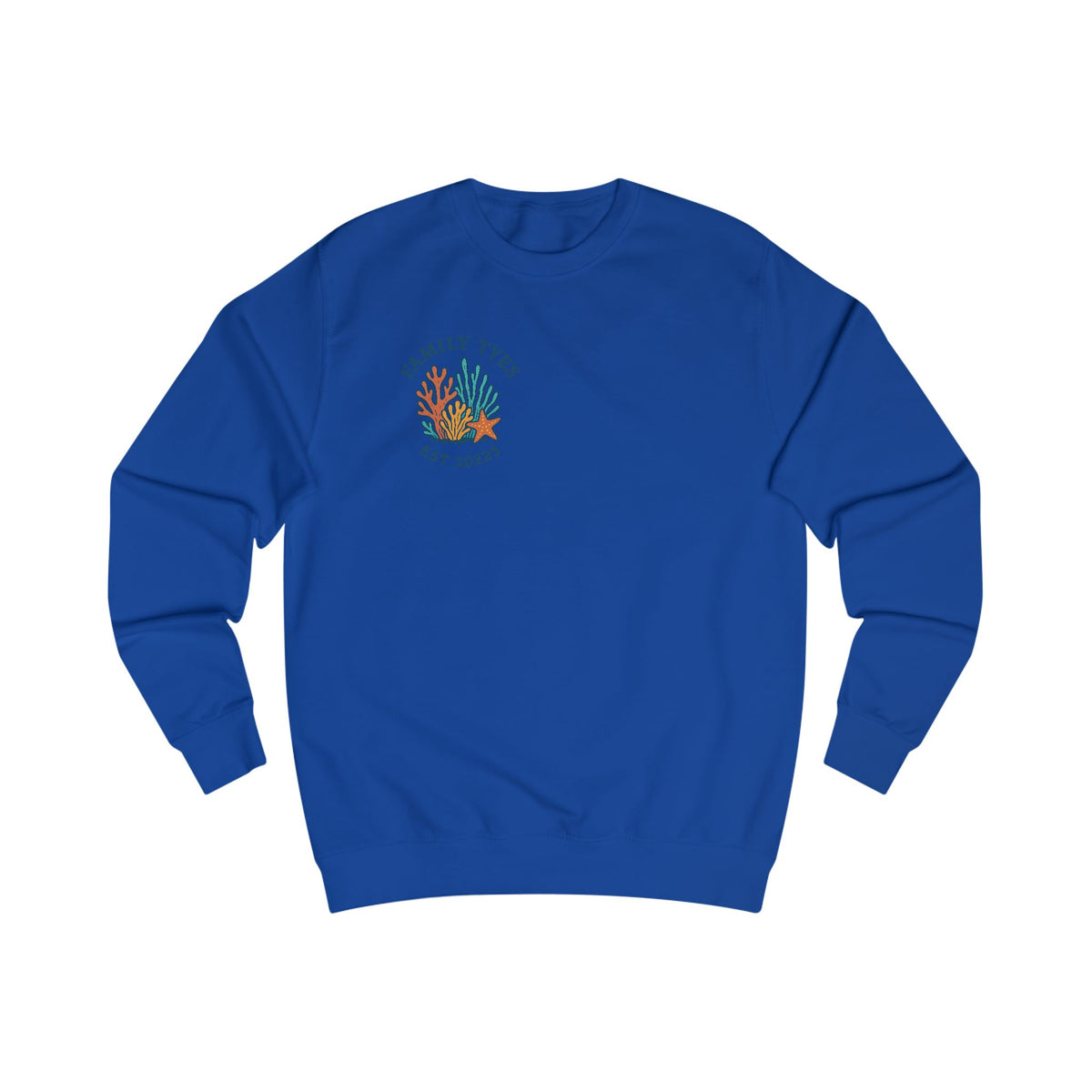 No care starfish Charming Family Sweatshirt, Cozy Gift, Summer Vibes, Beachwear, Unisex Apparel, Family Gatherings, Casual Comfort, Relaxation Style