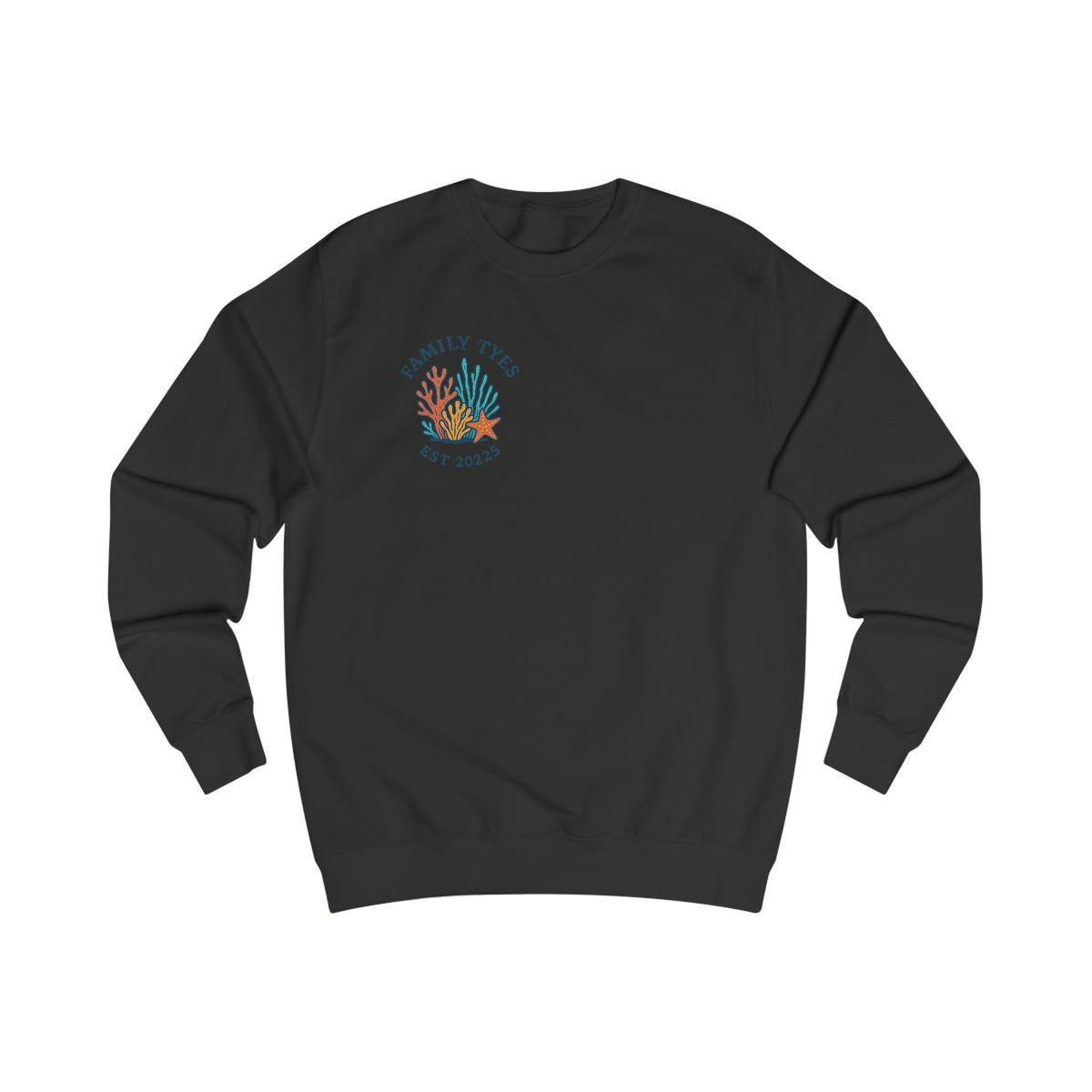 No care starfish Charming Family Sweatshirt, Cozy Gift, Summer Vibes, Beachwear, Unisex Apparel, Family Gatherings, Casual Comfort, Relaxation Style