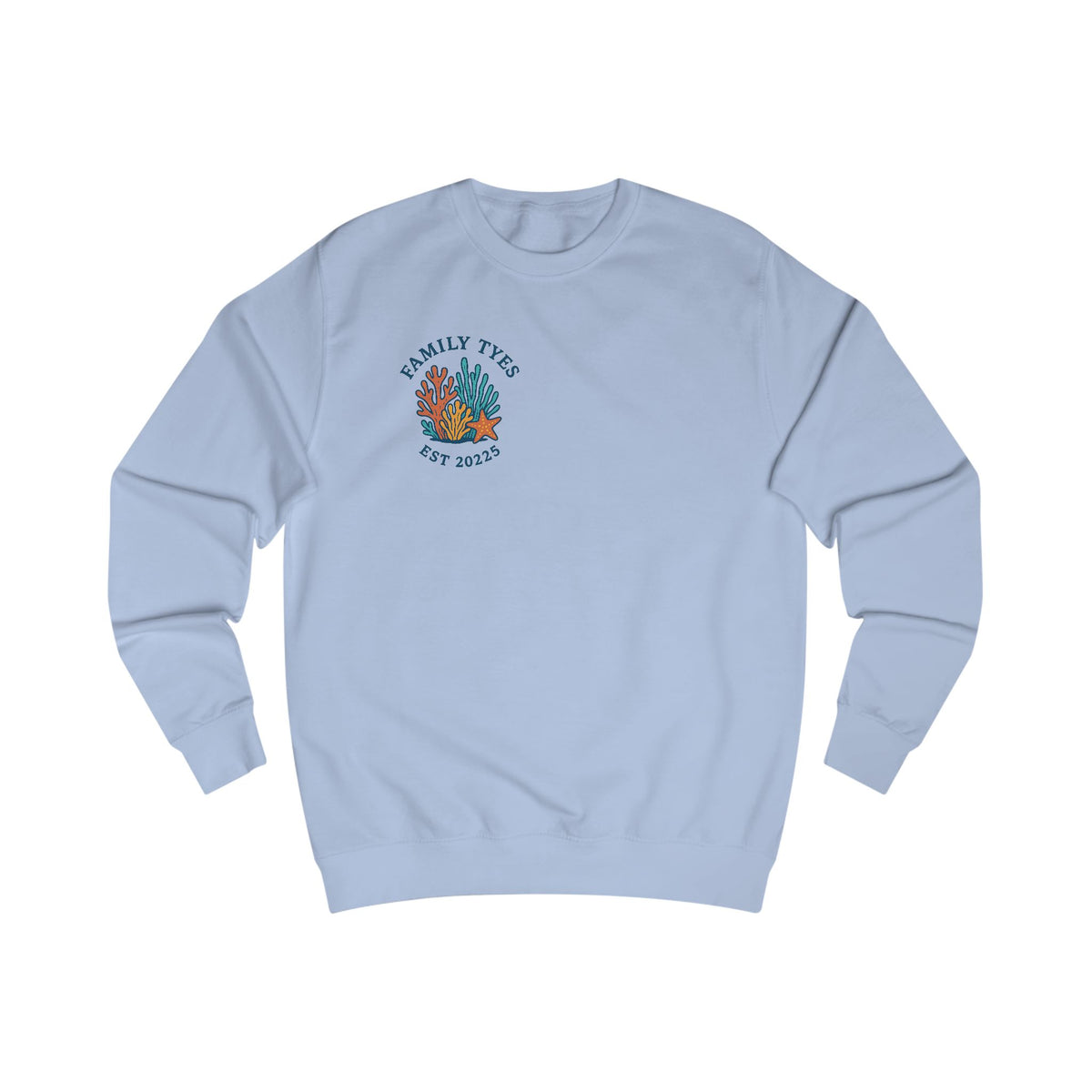 No care starfish Charming Family Sweatshirt, Cozy Gift, Summer Vibes, Beachwear, Unisex Apparel, Family Gatherings, Casual Comfort, Relaxation Style