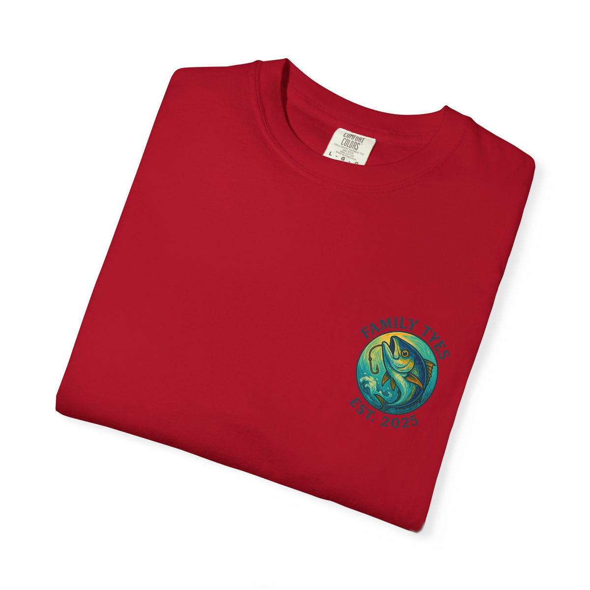 Tuna Unisex Garment-Dyed Fishing T-Shirt - "Hooking Memories" Graphic, Great for Outdoor Lovers, Gifts for Fishermen, Nature Adventures, [...]