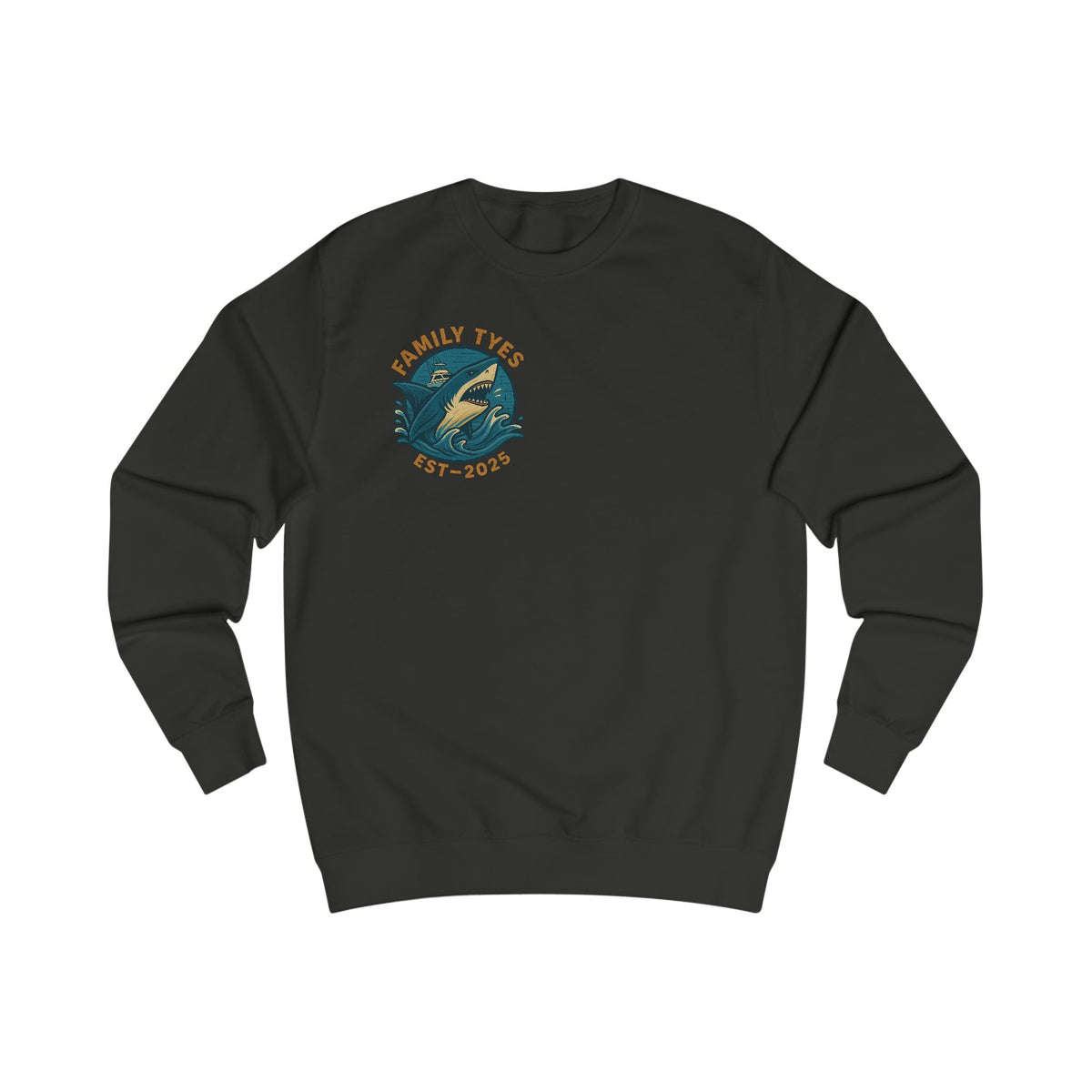 Shark attack Charming Family Sweatshirt, Cozy Gift, Summer Vibes, Beachwear, Unisex Apparel, Family Gatherings, Casual Comfort, Relaxation Style
