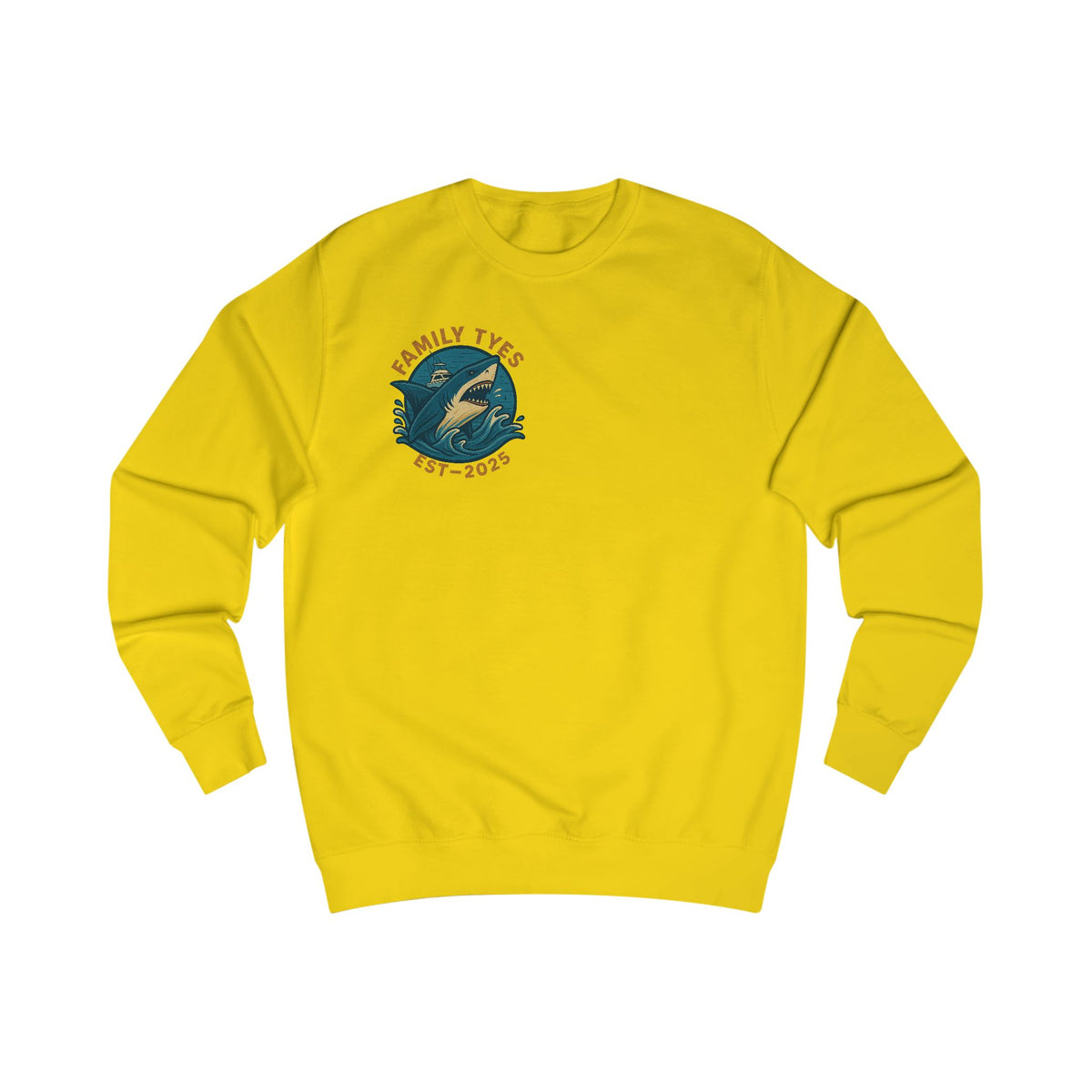 Shark attack Charming Family Sweatshirt, Cozy Gift, Summer Vibes, Beachwear, Unisex Apparel, Family Gatherings, Casual Comfort, Relaxation Style