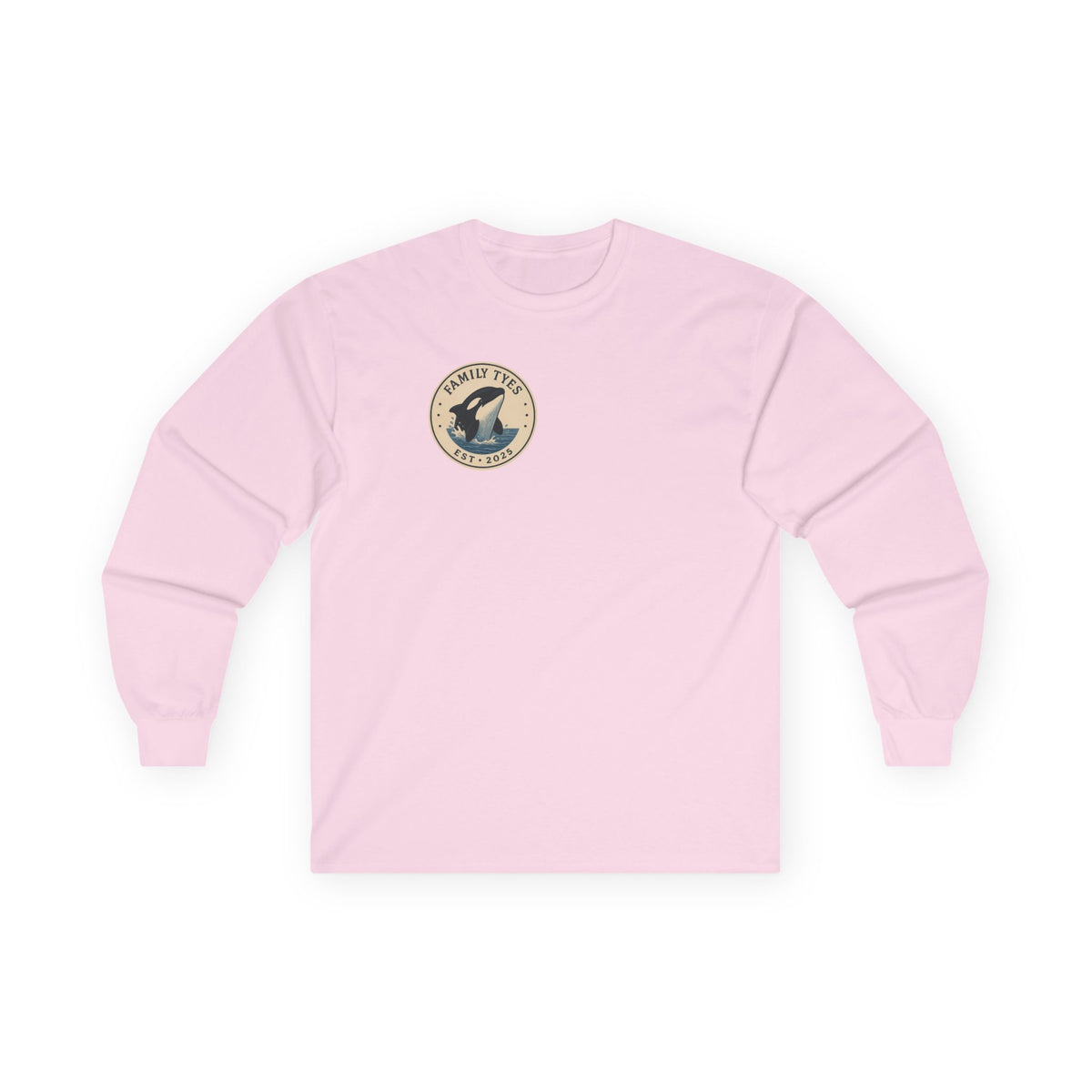 Unisex Long Sleeve Tee - Intelligent and Powerful Whale Design
