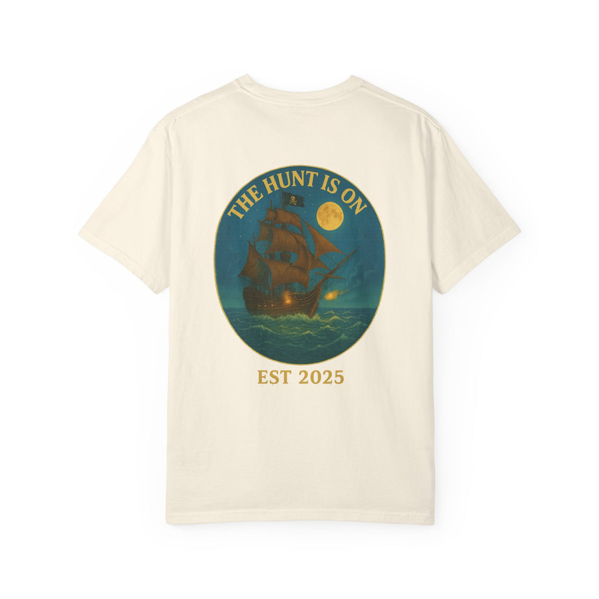 Pirate Copy of Mysterious Ship Graphic T-Shirt, Unisex Event Apparel, Casual Gift for Sailors, Halloween Theme, Adventure Lover's Top