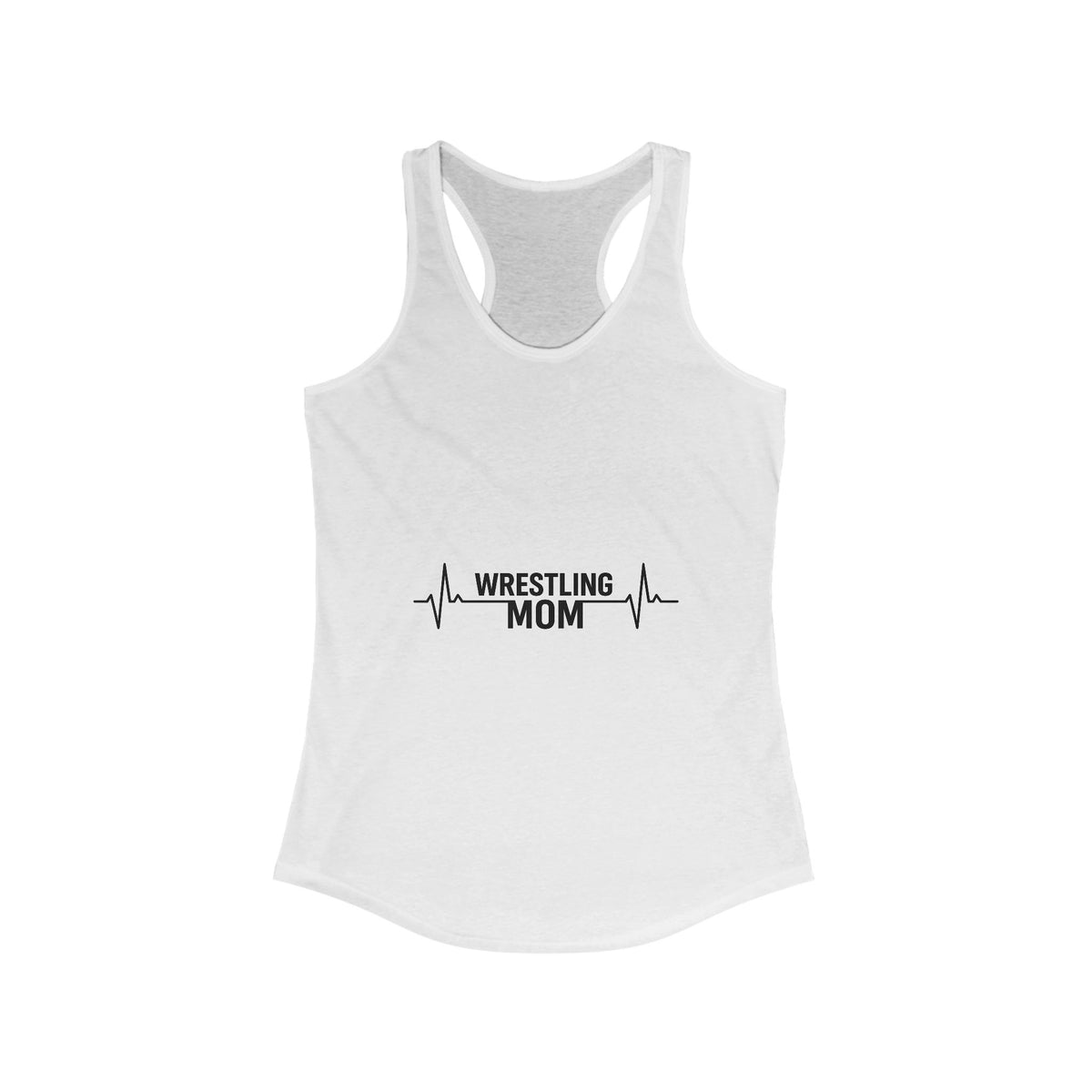 Wrestling Mom Racerback Tank, Fitness Shirt, Gift for Sports Moms, Exercise Top, Workout Apparel, Summer Activewear
