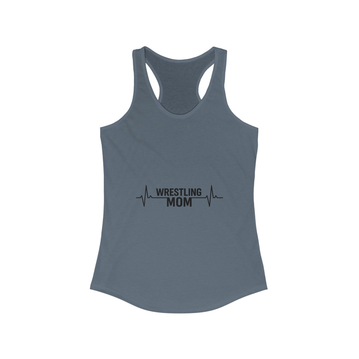 Wrestling Mom Racerback Tank, Fitness Shirt, Gift for Sports Moms, Exercise Top, Workout Apparel, Summer Activewear